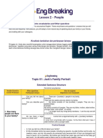 Lesson 2 - People: Extra Vocabularies and Other Questions