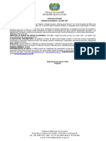 Licitação para transporte de resíduos em Pacatuba/SE