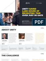 Unity - Saved Over 2 000 Hours of Recruiting Time PDF
