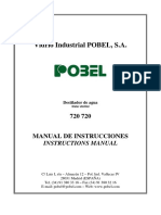 Vidrio Industrial POBEL, S.A.: Instructions Manual