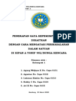 Penerapan Gaya Kepemimpinan Tni Dikaitkan Dengan Cara Mengatasi Permasalahan Dalam Satuan Di Kipan A Yonif 952/bunga Kencana