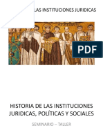 Historia de Las Instituciones Juridicas