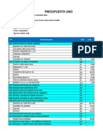 Presupuesto (1) Uno