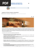Juzgados de Primera Instancia y Equivalentes - Poder Judicial