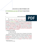 New Archaeological Discoveries and in Vi T NAM IN 2019 - 2020