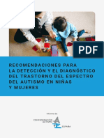 Recomendaciones para La Detección y El Diagnóstico Del Trastorno Del Espectro Del Autismo en Niñas y Mujeres