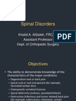 L14-Spinal Disorders (DR. K. ALSALEH)