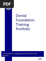 Dental Foundation Programme Year 2
