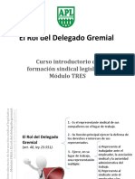 Presentación Modulo 3 - El Rol Del Delegado Gremial