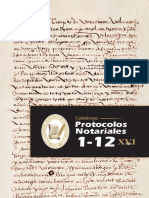 Protocolos Notariales: Catálogo