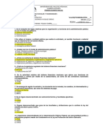 1er. Examen Derecho Adminiastrativo