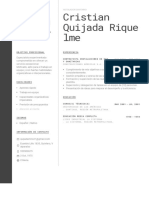 Currículum - Cristian Quijada