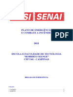 Plano de Emergência E Combate A Incêndio