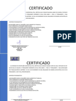 Certificado de treinamento NR-18