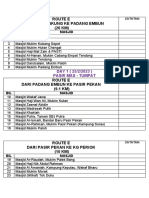 Route e Day 1 25 Februari 2023 Sabtu (Jemaah Kangkung)