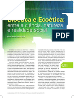 Bioética e Ecoética: entre ciência, natureza e realidade social