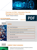 Overview of 27001: Information Security Management System Webinar