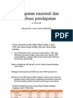 Pendapatan Nasional Dan Distribusi Pendapatan: M. Fikry Hadi Dijawab Oleh: Suntra Yanti (210302036)