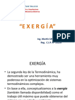 "Exergía": Ing. Martín Sifuentes Inostroza Reg. C.I.P. #53259