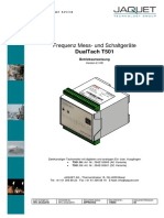 Frequenz Mess-Und Schaltgeräte: Dualtach T501