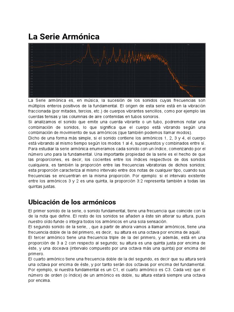 La Serie Armónica OPERATOR PDF Acorde (Música) Composiciones
