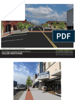 City of Wagoner Downtown Streetscape Phase II Color Sketches