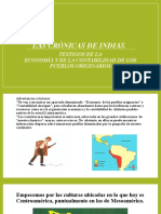 Las Crónicas de Indias.: Testigos de La Economía Y de La Contabilidad de Los Pueblos Originarios