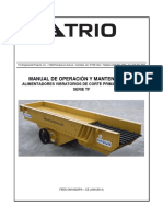 Manual de Mantencion y Operacion de Alimentador Grizzly