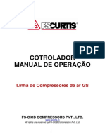 Cotrolador Manual de Operação: Linha de Compressores de Ar GS