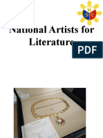 National Artists For Literature