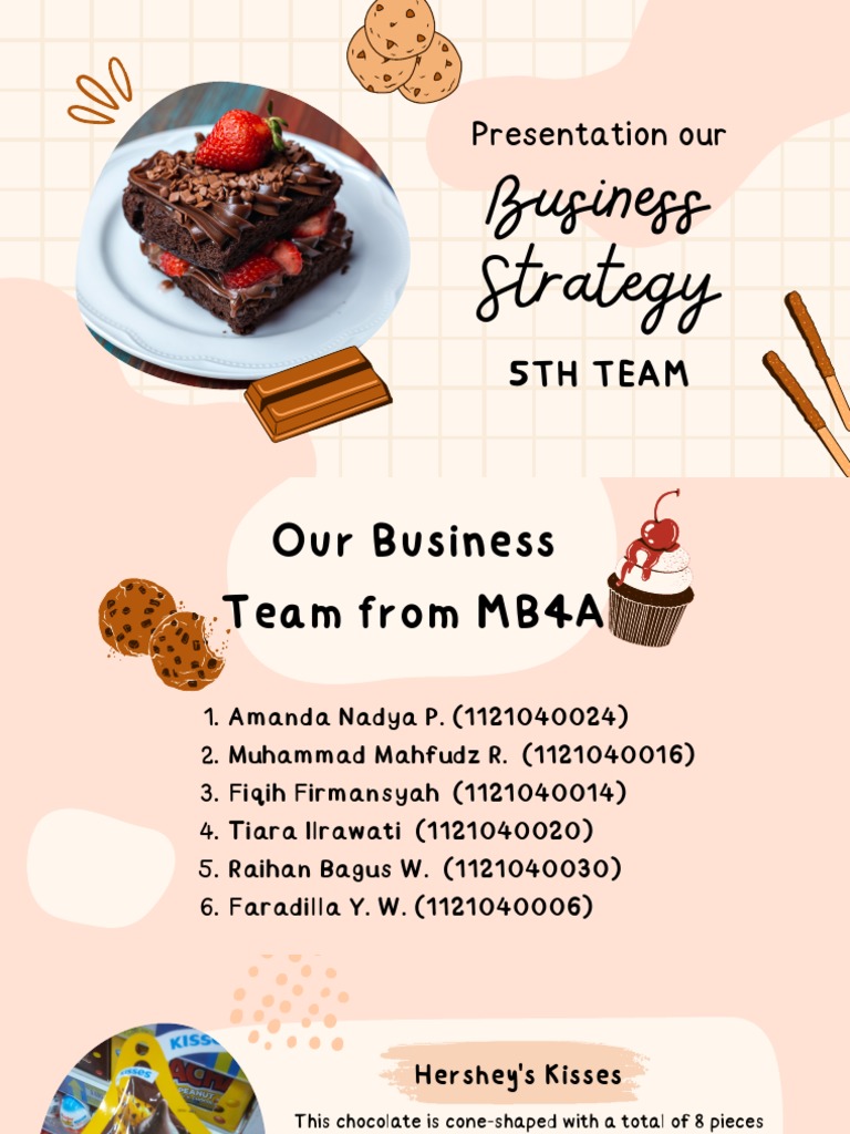 Presentasi Bisnis Makanan Kue Coklat Lucu | PDF | Chocolate | Types Of