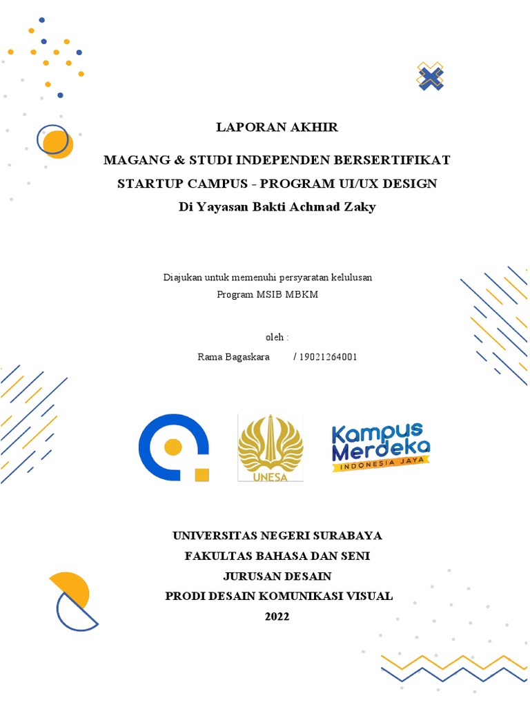 Laporan Magang UI/UX di Startup Campus | PDF