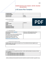 The IIE Lesson Plan Template