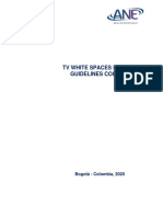 TV White Spaces Database Guidelines Colombia