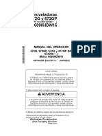 Manual de Operación y Mantenimiento John Deere 672G y 672GP