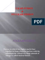 Nuclear Fusion & Nuclear Fission