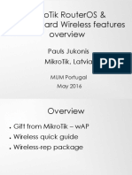 Mikrotik Routeros & Routerboard Wireless Features: Pauls Jukonis Mikrotik, Latvia