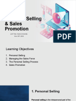 Chap 16: Personal Selling & Sales Promotion: Linh Tran, Hanoi University Nov 23, 2020