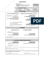 Formato Solicitud de Vacaciones