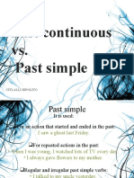 Past simple vs. past continuous