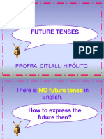 Future Tenses: Profra. Citlalli Hipólito
