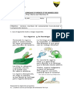 Prueba Lenguaje 2º BAS MARZO