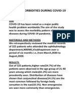 Ocular Morbidities During Covid-19