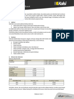 Technical Data Sheet: 1. Deskripsi Produk