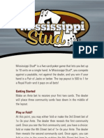 Mississippi Stud Instructions