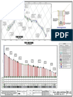 Plano en Planta: Km. 0+000.00 - Km.1+187.37 Planta - Perfil Longitudinal