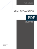 Mini Excavator: Parts Catalog