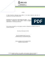 Decreto 142/23 autoriza sessões de conciliação e mediação da CCM