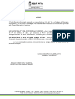 Aviso:: Abre Crédito Adicional Especial No Orçamento Municipal, No Valor de R$ 613.000,00 (Seiscentos e Treze Mil Reais)