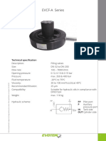 EVCF-A Series Filling Valves Technical Specification